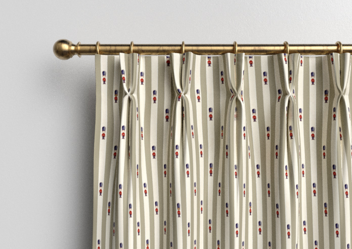 Kings Breakfast, Stripe Toast - Made to Measure Curtains - Image 10